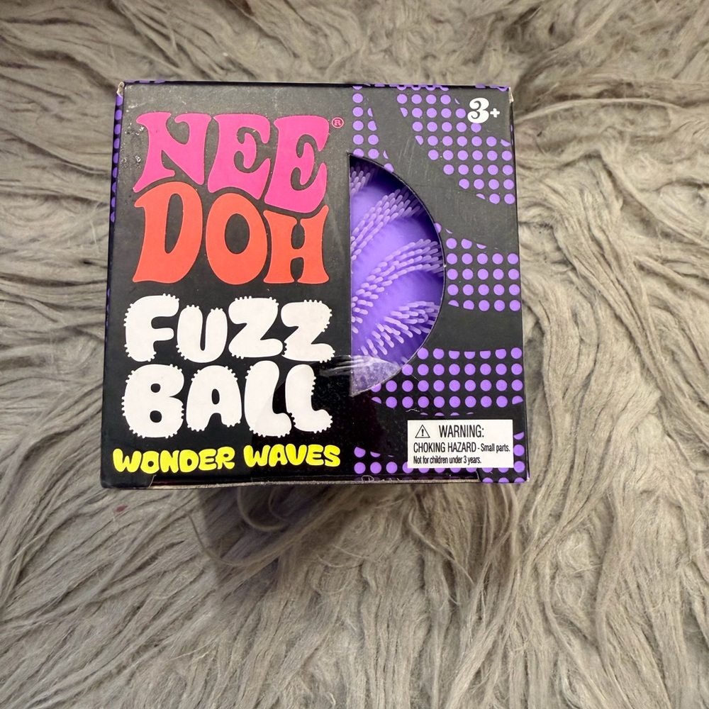 Nee Doh Fuzz Ball - Purple Wonder Waves